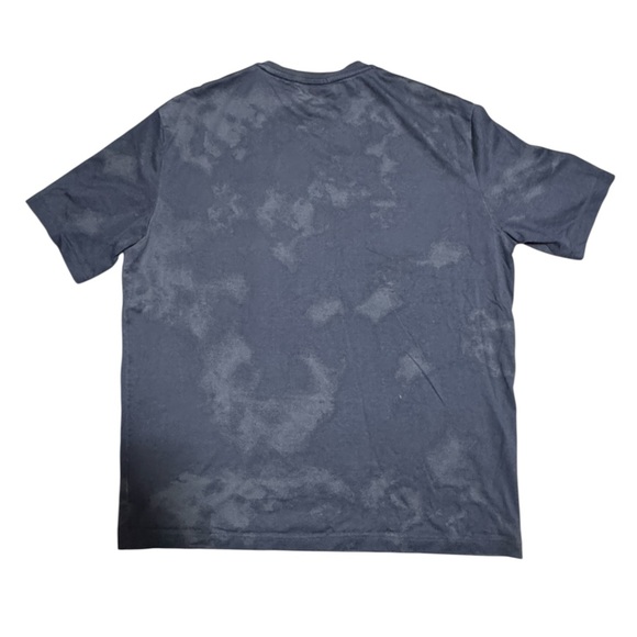 LACOSTE - Menโs Live Loose Fit Tie-Dye Cotton Jersey T-Shirt : Dark Grey, Medium - Picture 2 of 5